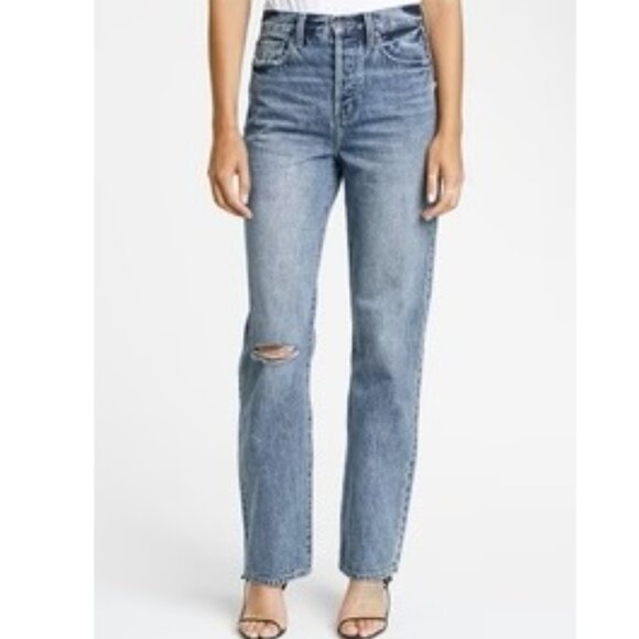 pistola Denim - Pistola Cassie High Rise Straight Leg in Play Day
